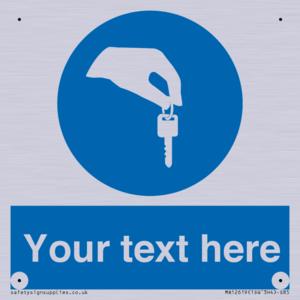 Custom Mandatory Keys Sign